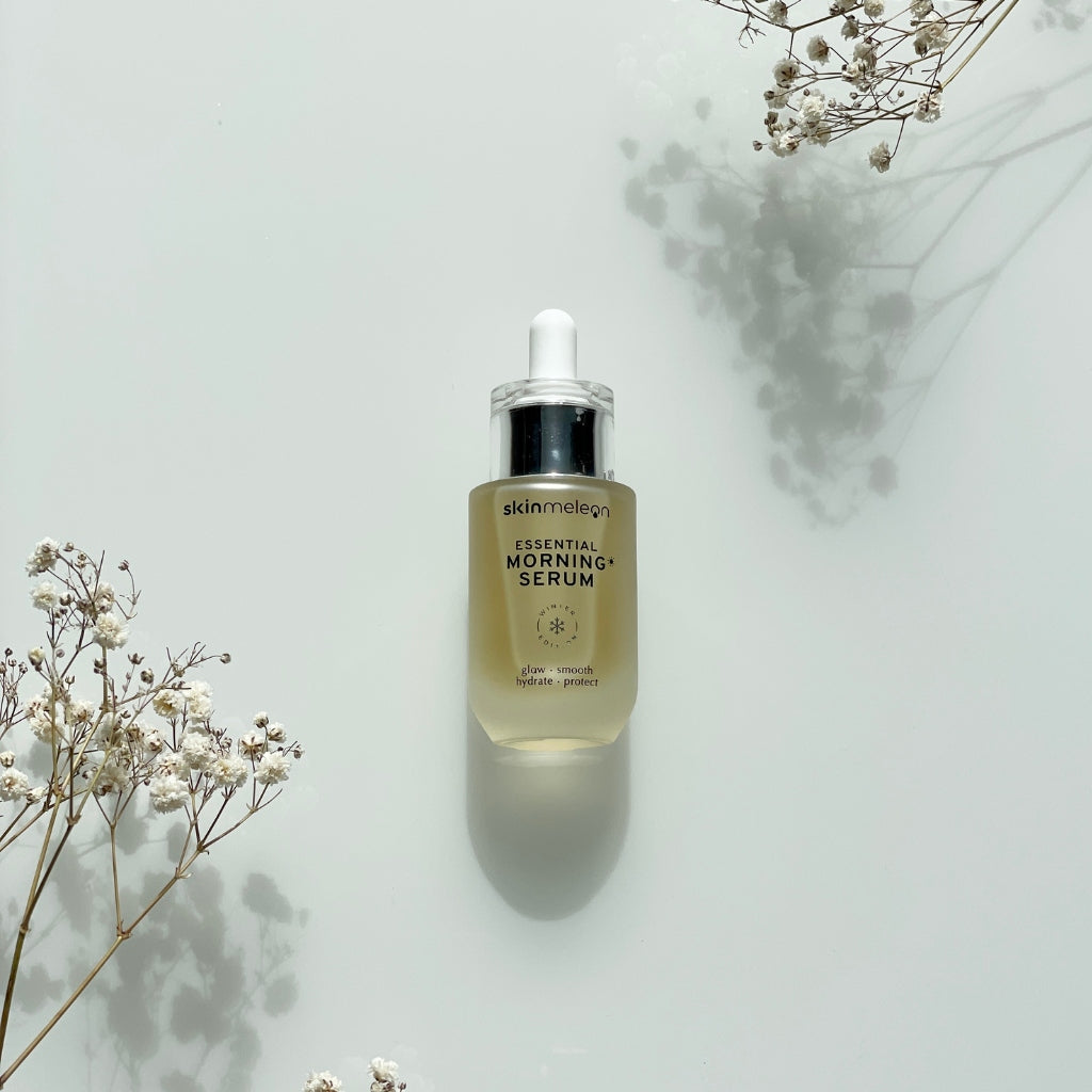 Das essenzielle Morgen Serum von skinmeleon skincare.