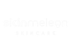 Logo von skinmeleon skincare in weiß